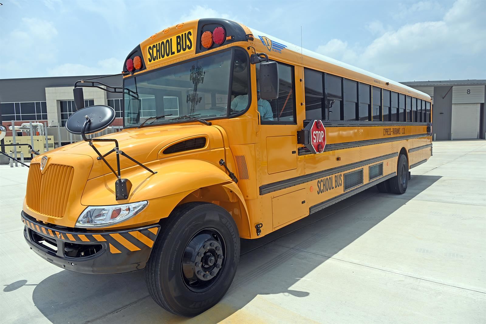 New CFISD electric buses provide environmental, cost benefits.